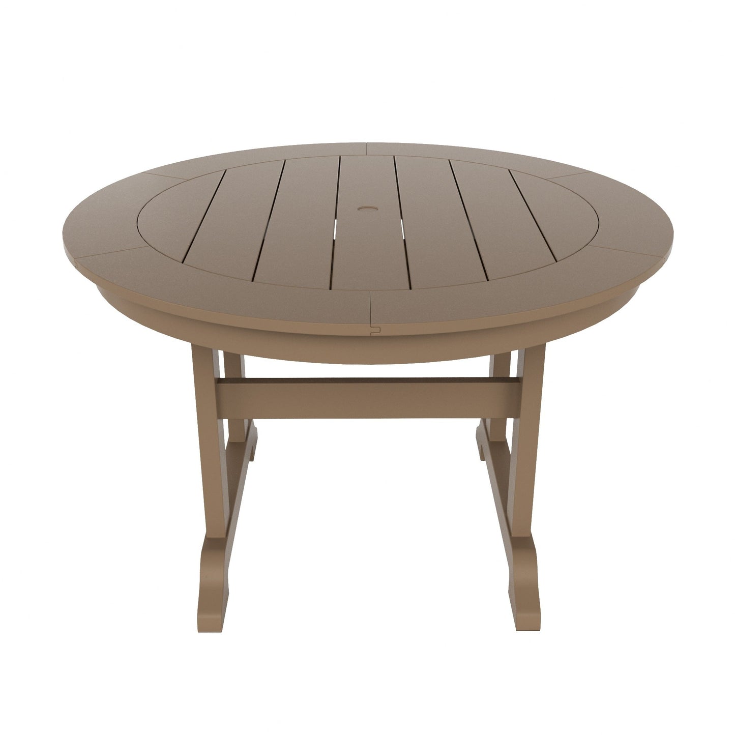 Polytrends Laguna Hdpe All Weather Outdoor Patio Dining Set with Round Table, Armchairs (5-Piece Set)