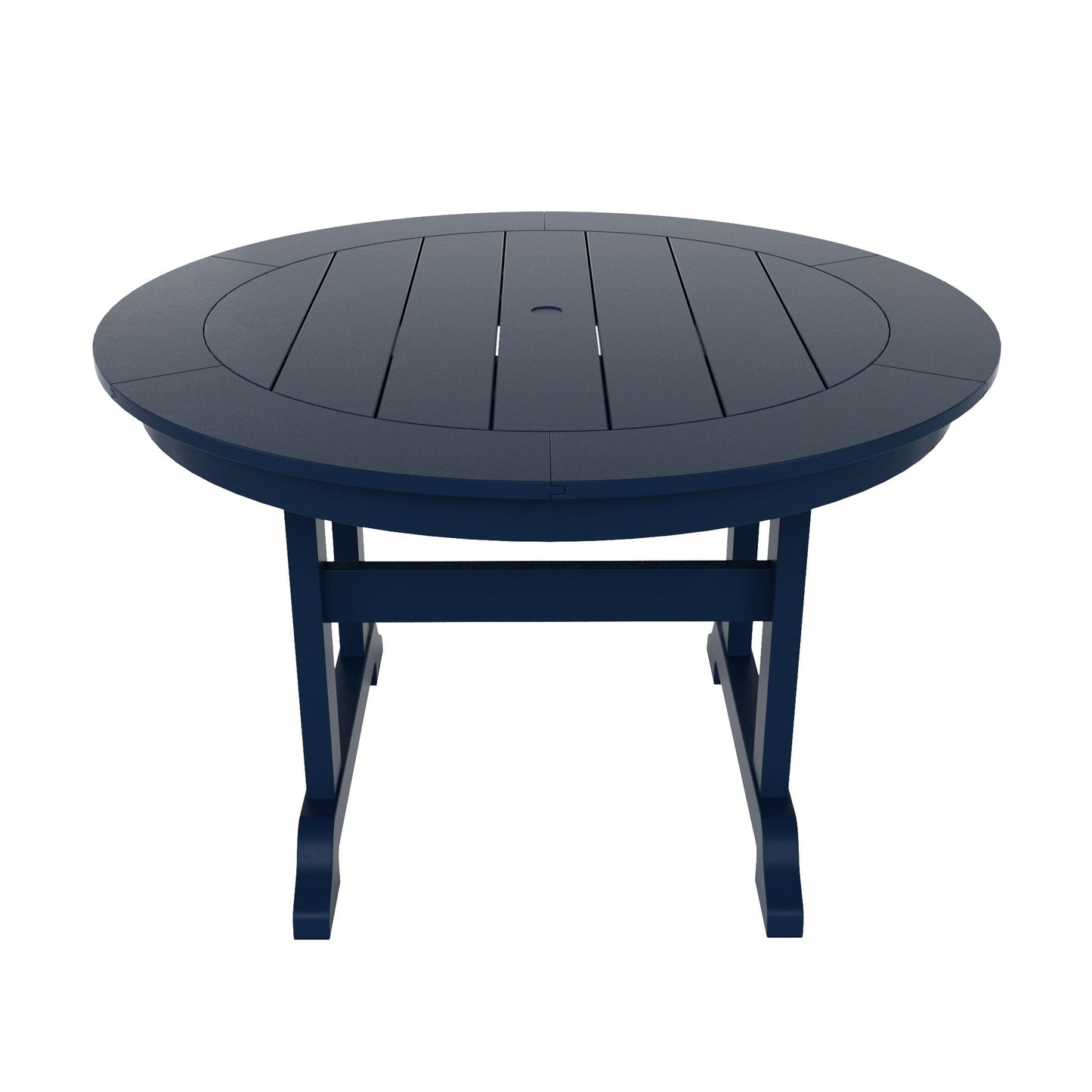 Polytrends Laguna Hdpe All Weather Outdoor Patio Dining Set with Round Table, Armchairs (5-Piece Set)